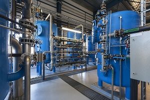 Industrial water purification facility