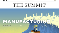 The Summit cover page for Volume 8, Issue 001, Manufacturing