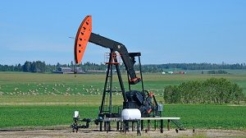 Oil pump in field