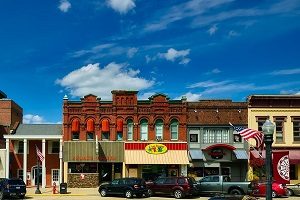 Small town buildings