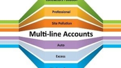 Infographic with the word multi-line accounts