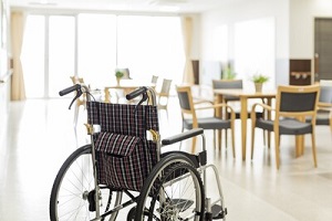 Wheelchair in nursing home